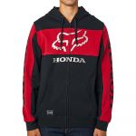 Fox Honda Zip Fleece Black/Red толстовка