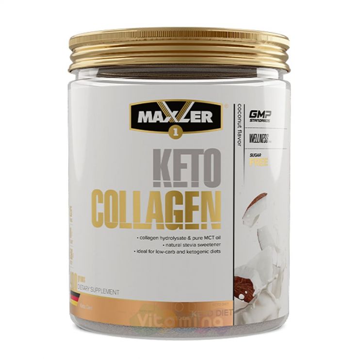 Maxler Keto Collagen Коллаген и масло MCT, 400 гр