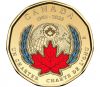 75 лет  ООН Канада 1 доллар 2020 2 монеты(цветная + простая)