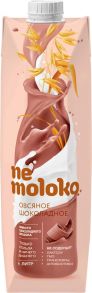 Nemoloko напиток овсяный шоколадный, обогащенный кальцием и витамином В2, 3,2%