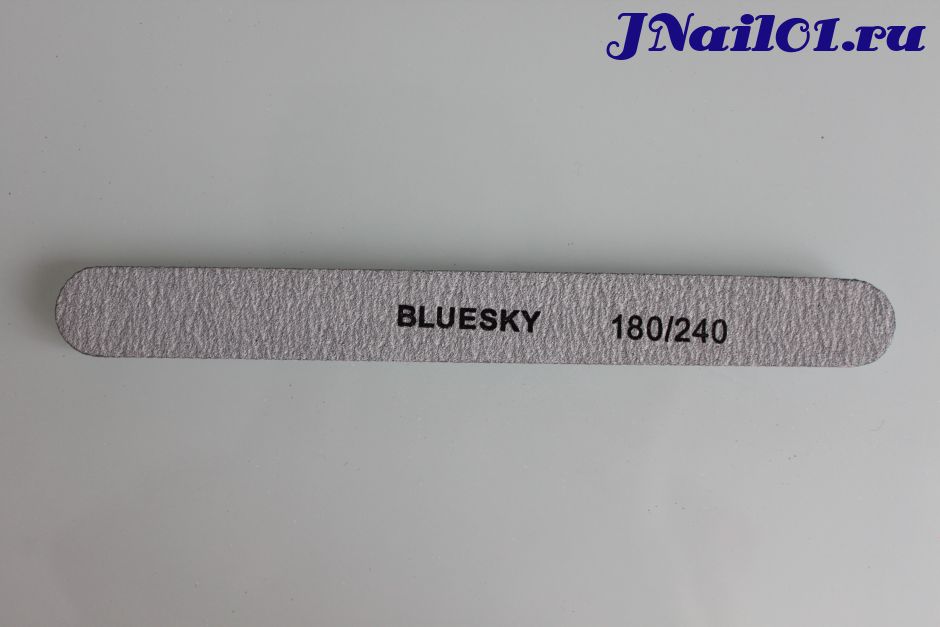 Bluesky, пилка прямая для искусственных ногтей 180/240 грит