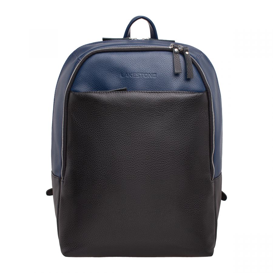 Кожаный рюкзак Lakestone Faber Dark Blue/Black