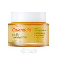 Missha Успокаивающий крем с календулой Su:Nhada Calendula pH Balancing & Soothing Cream, 50 мл