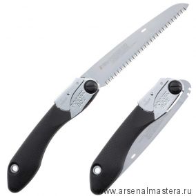 Складная универсальная пила-ножовка с японским зубом Silky Pocketboy 170-10 (10 зубьев на 30 мм) черная М00002544
