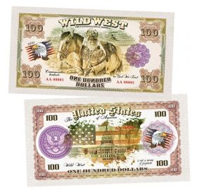 100 долларов США - Траппер (Trapper). Памятная банкнота Oz ЯМ