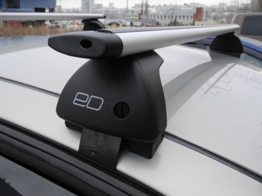 Багажник на крышу Kia Optima IV (2015-...), Евродеталь, крыловидные дуги