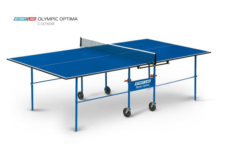 Теннисный стол для помещений Start Line Olympic Optima (синий)