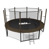 Батут UNIX line 12 ft Black&Brown (inside) - Закажите сегодня