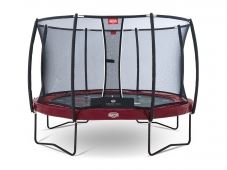 Батут Berg Elite+330 (красный) +сеткой T-series 330