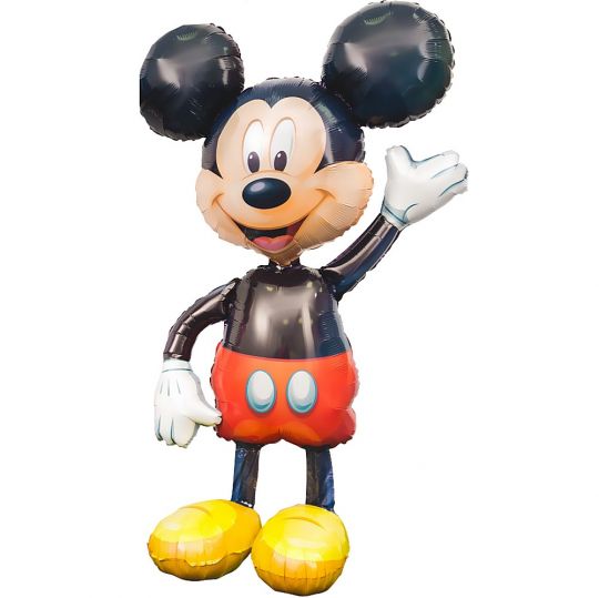 Микки Маус ходячий шар фольгированный с гелием
