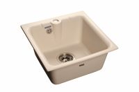 Мраморная мойка GranFest Practik GF-P420 Белый