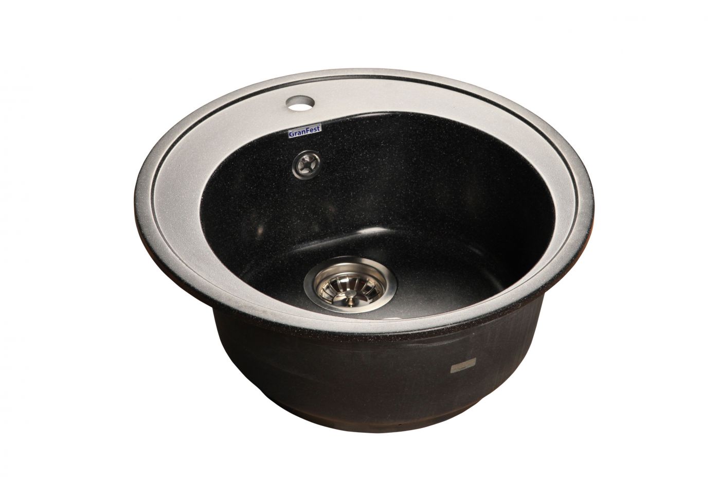 Мраморная мойка GranFest Rondo GF-R510 Черный