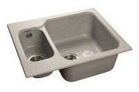 Мраморная мойка GranFest Standart GF-S615K Серый