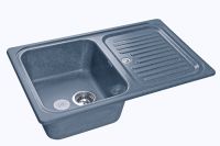 Мраморная мойка GranFest Standart GF-S780L Графит