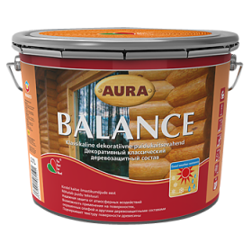 Декоративно-Защитное Средство Aura Wood 2.7л Balance для Деревянных Поверхностей