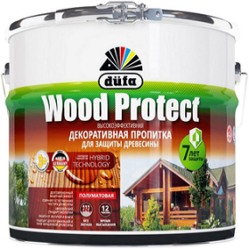 Пропитка Dufa Wood Protect 0.75л для Защиты Древесины с Воском / Дюфа Вуд Протект