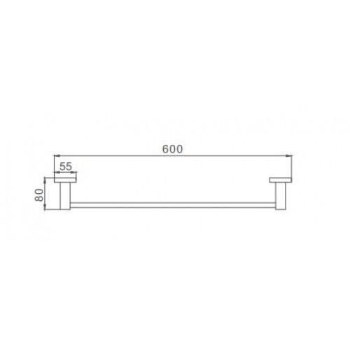 Квадратный полотенцедержатель Frap F30301