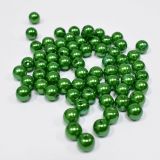 Бусина жемчужная пластик 8мм 100 зеленый