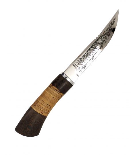 Нож "Рыбацкий" сталь 95x18 с гравировкой