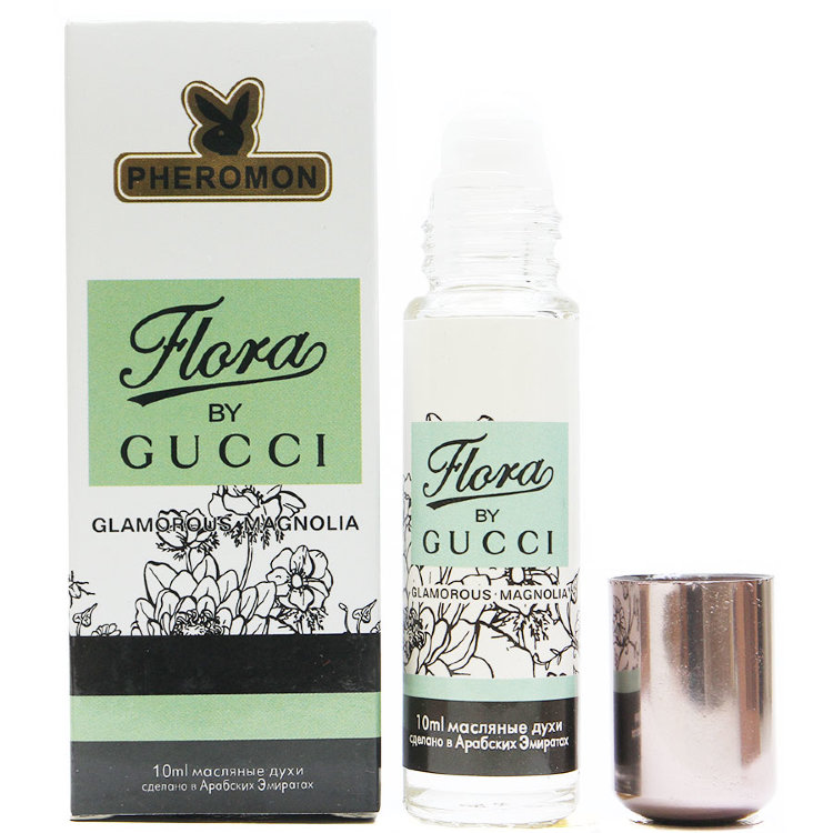 Масляные духи с феромонами Gucci Flora by Gucci Glamorous Мagnolia 10ml