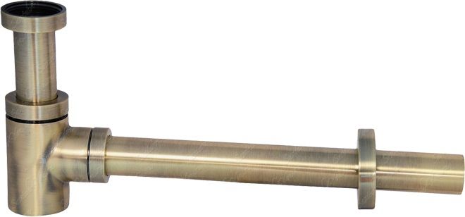 Cифон для раковины Kaiser 958L-An бронза без выпуска