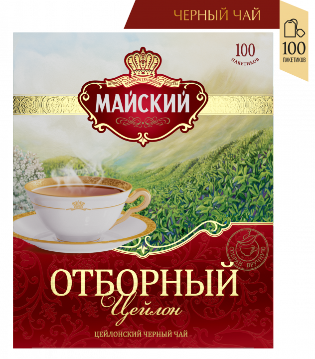 Чай Майский отборный 100пак*2г