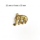 фото подвеска слон ШМ20-Слон1 (золото)