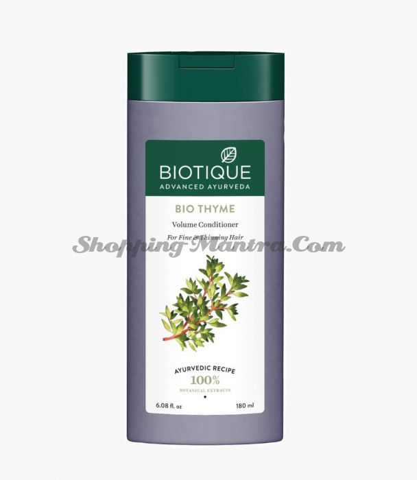 Кондиционер для увелечения объема волос Биотик Тимьян | Biotique Bio Thyme Fresh Sparkle Volume Conditioner