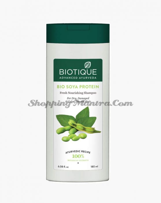Биотик Соевые протеины питательный шампунь | Biotique Bio Soya Protein Fresh Nourishing Shampoo​