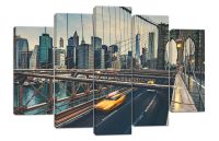 Модульная картина Бруклинский мост Нью-Йорк