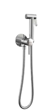 TESKA: Pulito divariçi smesitelli gigiyenik duş sistemi - gizli montaj, xrom rəngli, material - latun, kod: BTK 6800