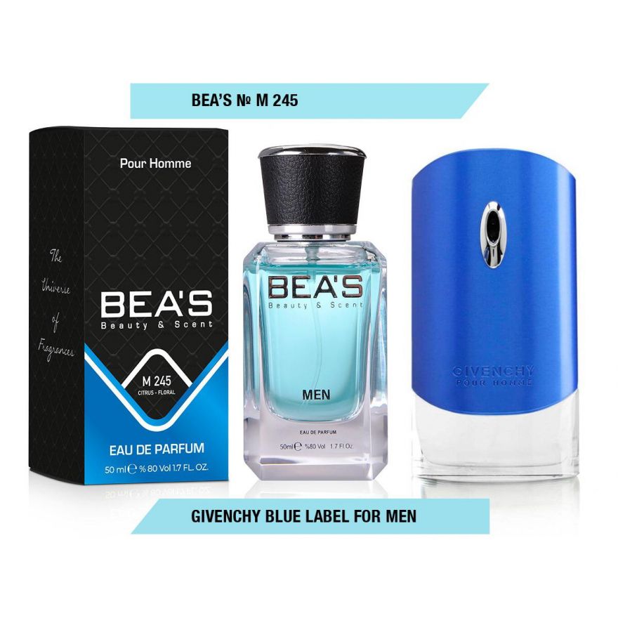 BEA'S (Beauty & Scent) M 245 - Givenchy Blue Label For Men 50 мл