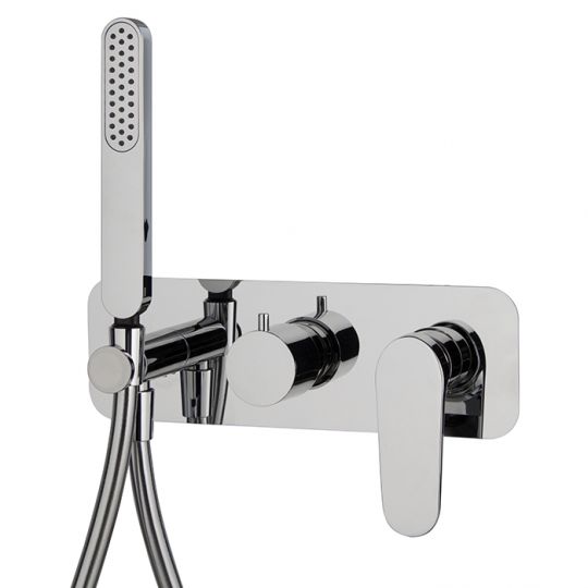 Фото Овальный смеситель для ванны c душем Fima - carlo frattini Next F3959NX2