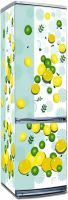 Наклейка на холодильник -  Лимон и лайм | купить в магазине Интерьерные наклейки