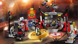 Конструктор LEPIN Ninjasaga Штаб-квартира Сынов Гармадона 06075 (Аналог LEGO Ninja 70640) 594 дет