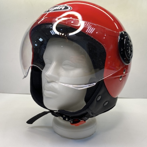 Шлем открытый Yamapa YM-611 (контурный визор) (L, Красный)
