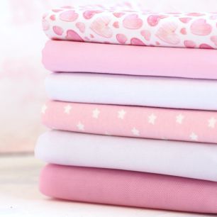 Набор тканей для пошива - Розовая нежность