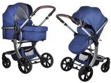Коляска трансформер Aimile (New Silver) 608L, синий
