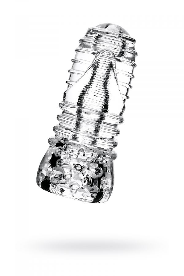 Мастурбатор нереалистичный Lingam by TOYFA  Savitri, TPE, Прозрачный, 14 см
