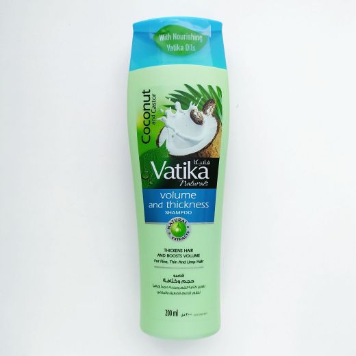 Шампунь Vatika Coconut Volume & Thickness | Кокос Объем и толщина | 200 мл | Dabur