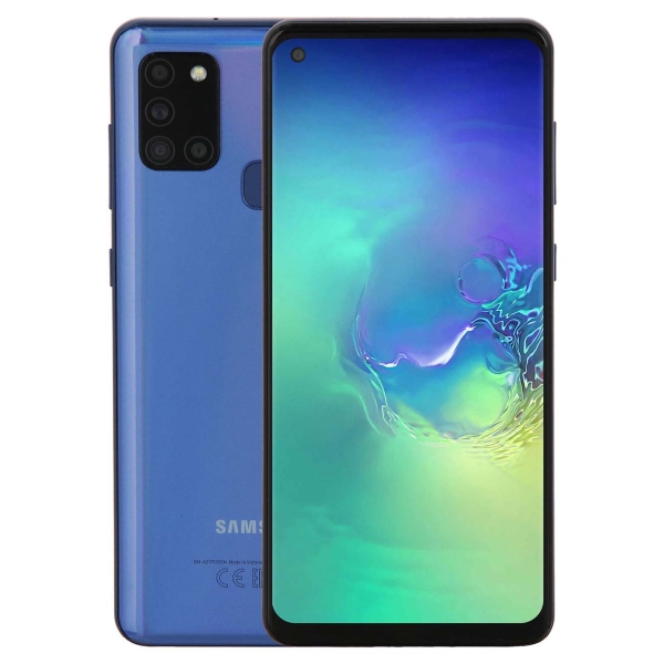 Смартфон Samsung Galaxy A21s 3/32GB Синий