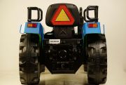 детский трактор-электромобиль о030оо синий вид на заднюю часть электромобиля