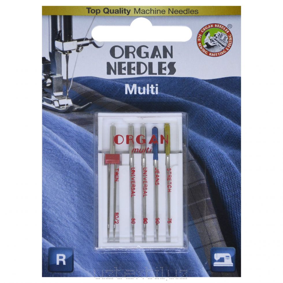 Набор Игл Бытовых Organ 130/750H Multi в Блистере ( 5 штук )