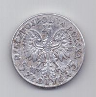 5 злотых 1932 года АUNC Польша