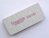 Баф Niegelon серый для ногтей 100/100 (прямоугольный)