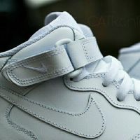 Nike Air Force 1 Mid White (GS)
