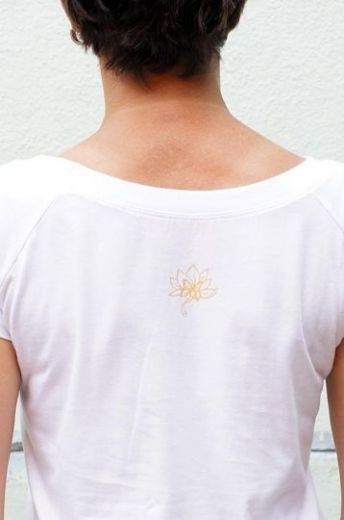 Белая футболка для йоги, купить в Москве, интернет магазин