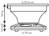 Кухонные весы электронные DELICIA, нерж. сталь, 3,0 кг 634572
