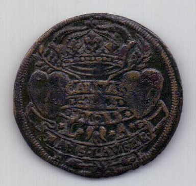 монета жетон 1615 Франция Людовик XIII AUNC