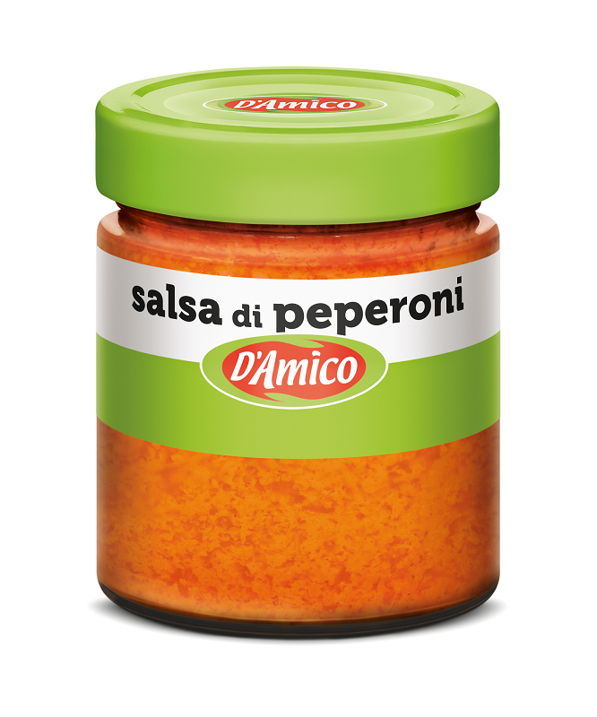 Сальса из перца 130 г, Salsa di peperoni D'Amico, 130 gr